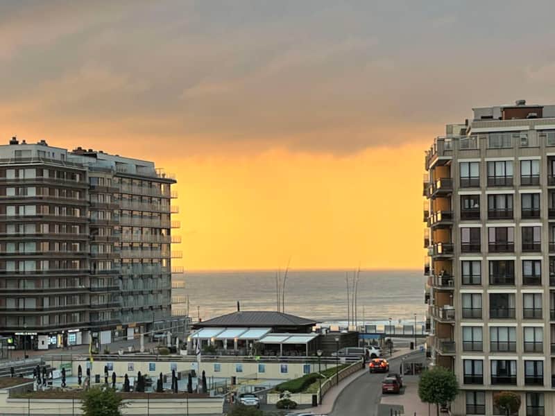 Studio met uitzicht op zee en panoramisch uitzicht op Westende