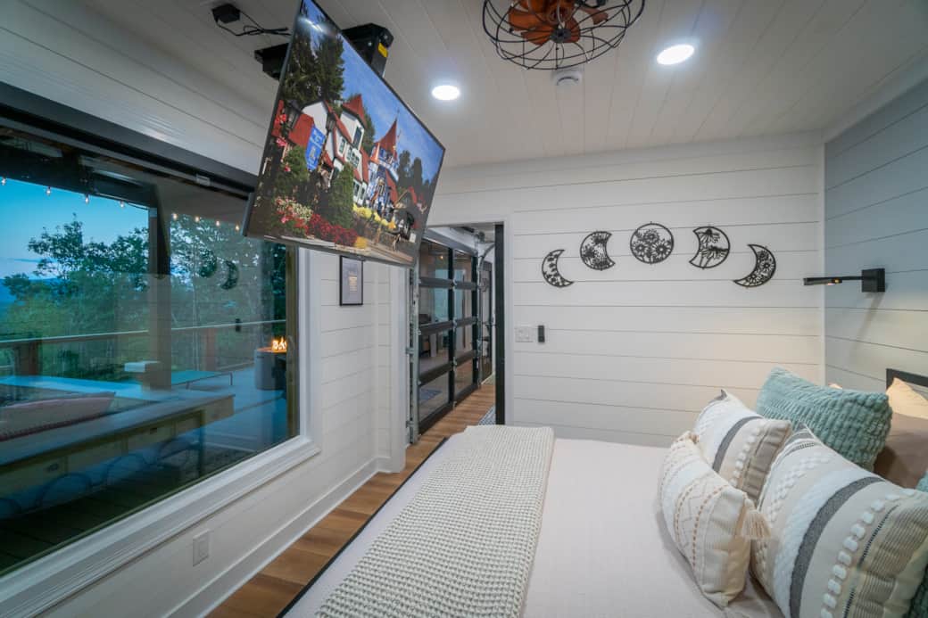Bedroom with bed and Tv