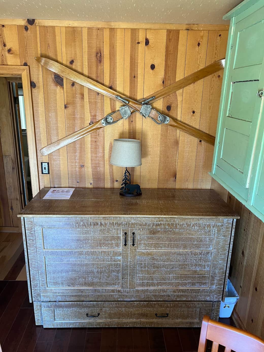 Queen Size Murphy bed cabinet. 