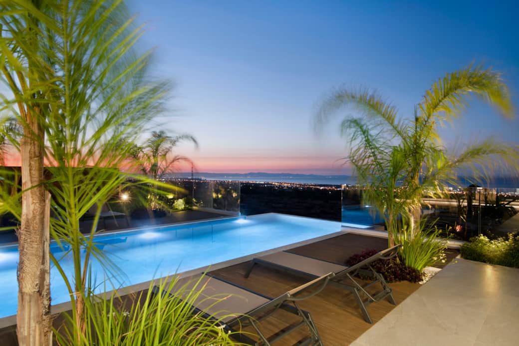 The Oasis  view by night