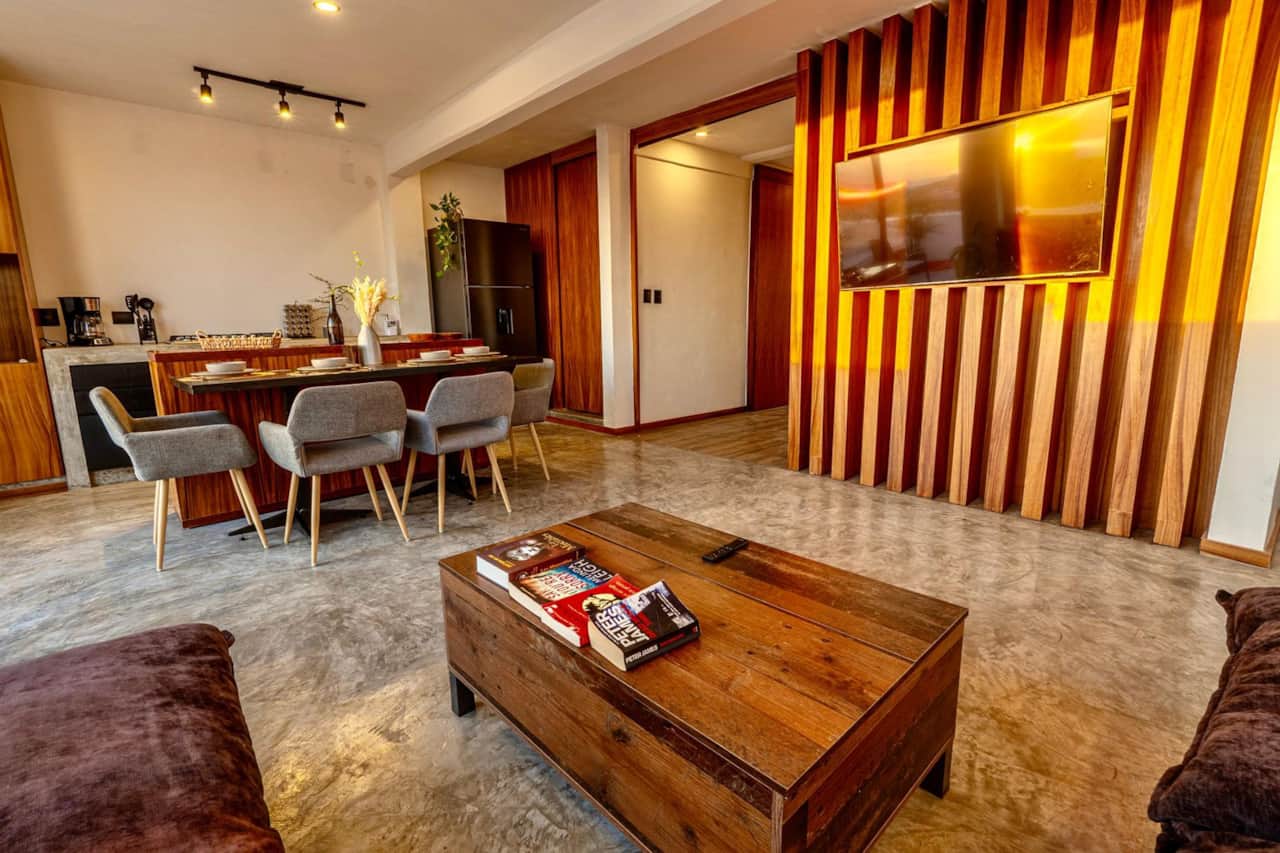 Living Area, Penthouse Suite, Dining Room