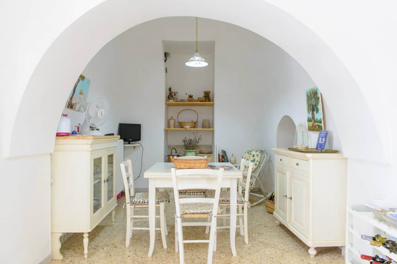 cucina e zona pranzo