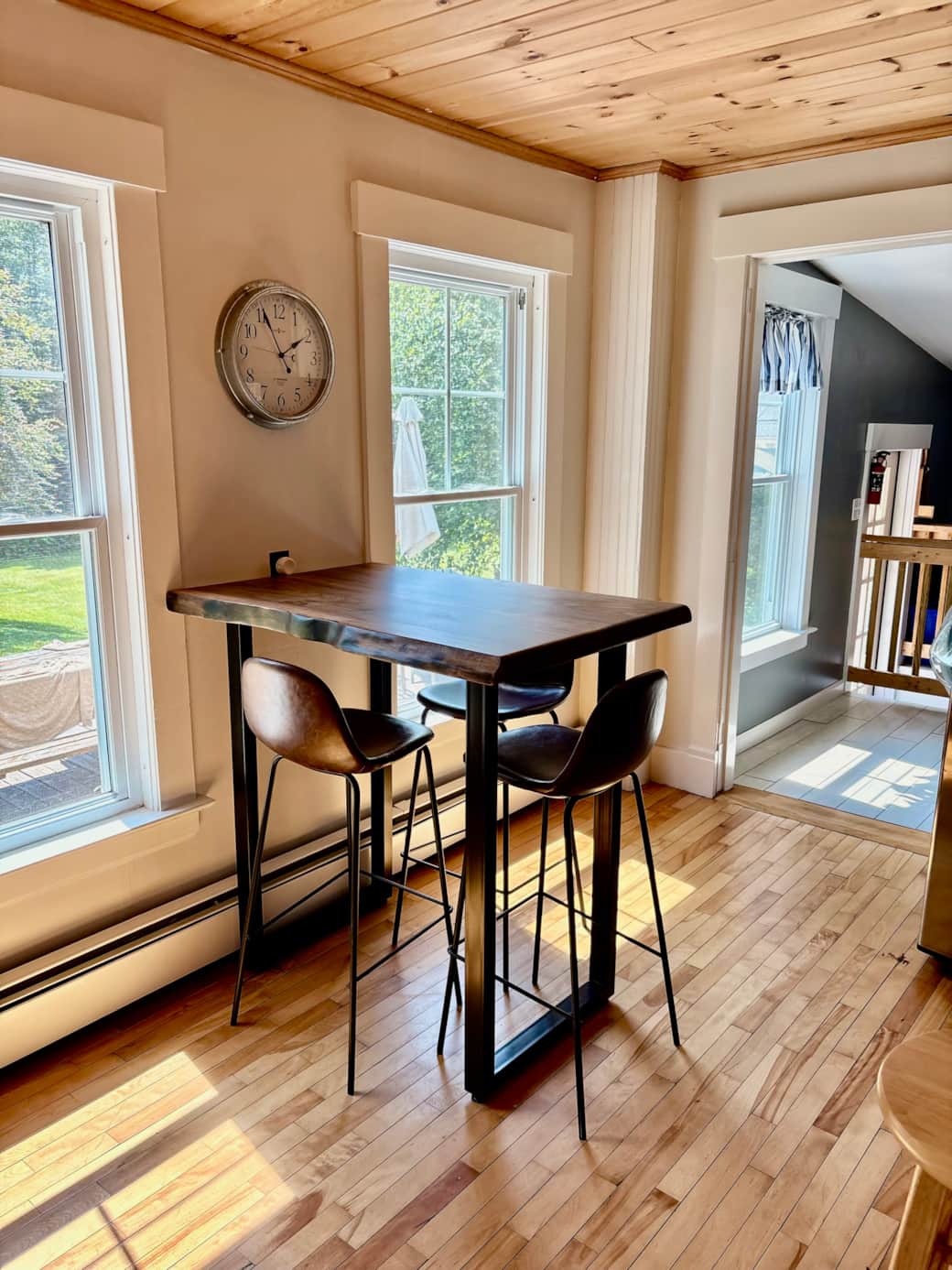 Custom Turkish walnut table