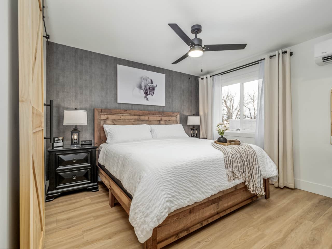 King bed
