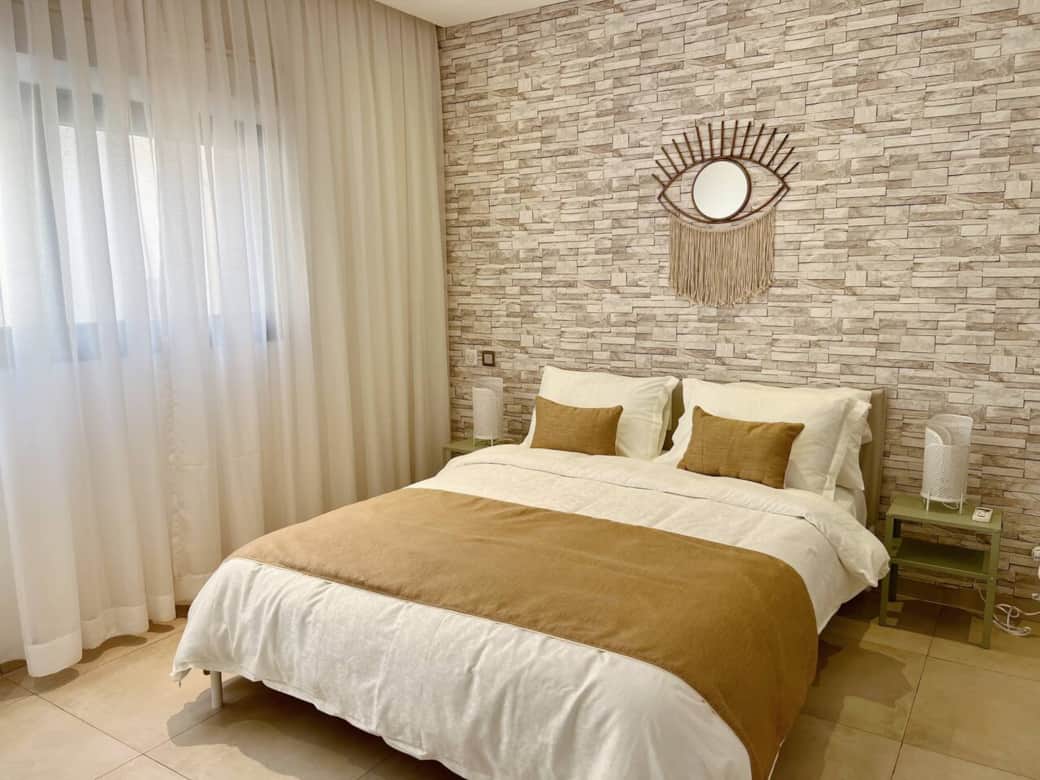 Experience pure comfort in our inviting third bedroom. Thoughtfully designed with a blend of modern elements and soothing tones, it offers a tranquil oasis for our guests.