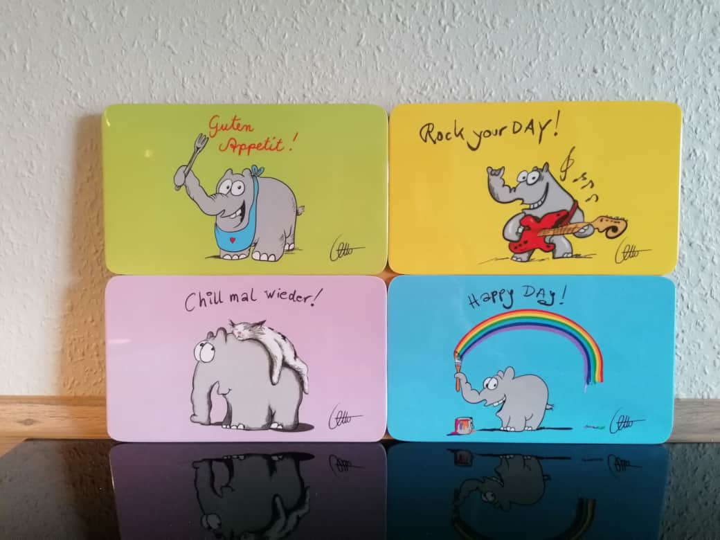 Die Ottifanten Frühstücksbrettchen Die Ottifanten Frühstücksbrettchen