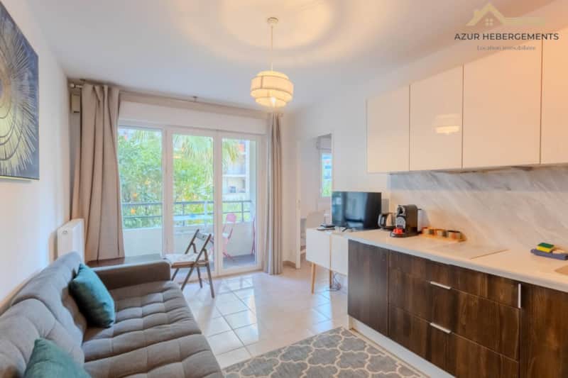 Deux-pièces du quartier Michelet à Nice géré par Azur Hébergements