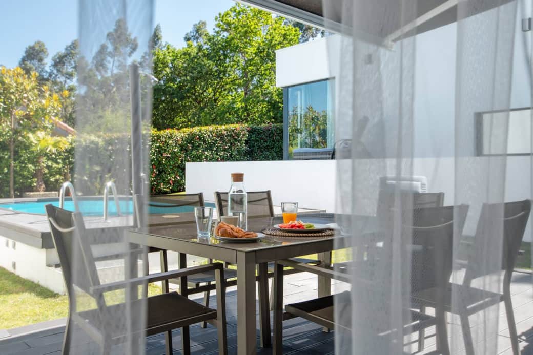 Terraza exterior, Patio.