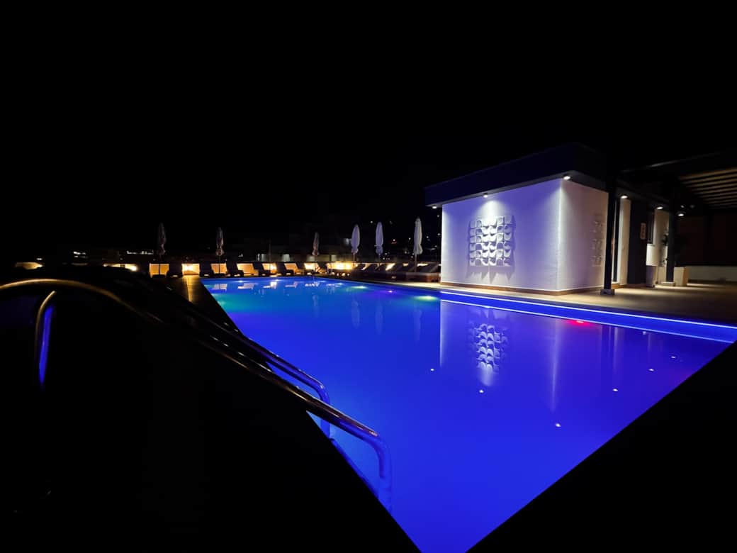 Rooftop pool area Rooftop pool area