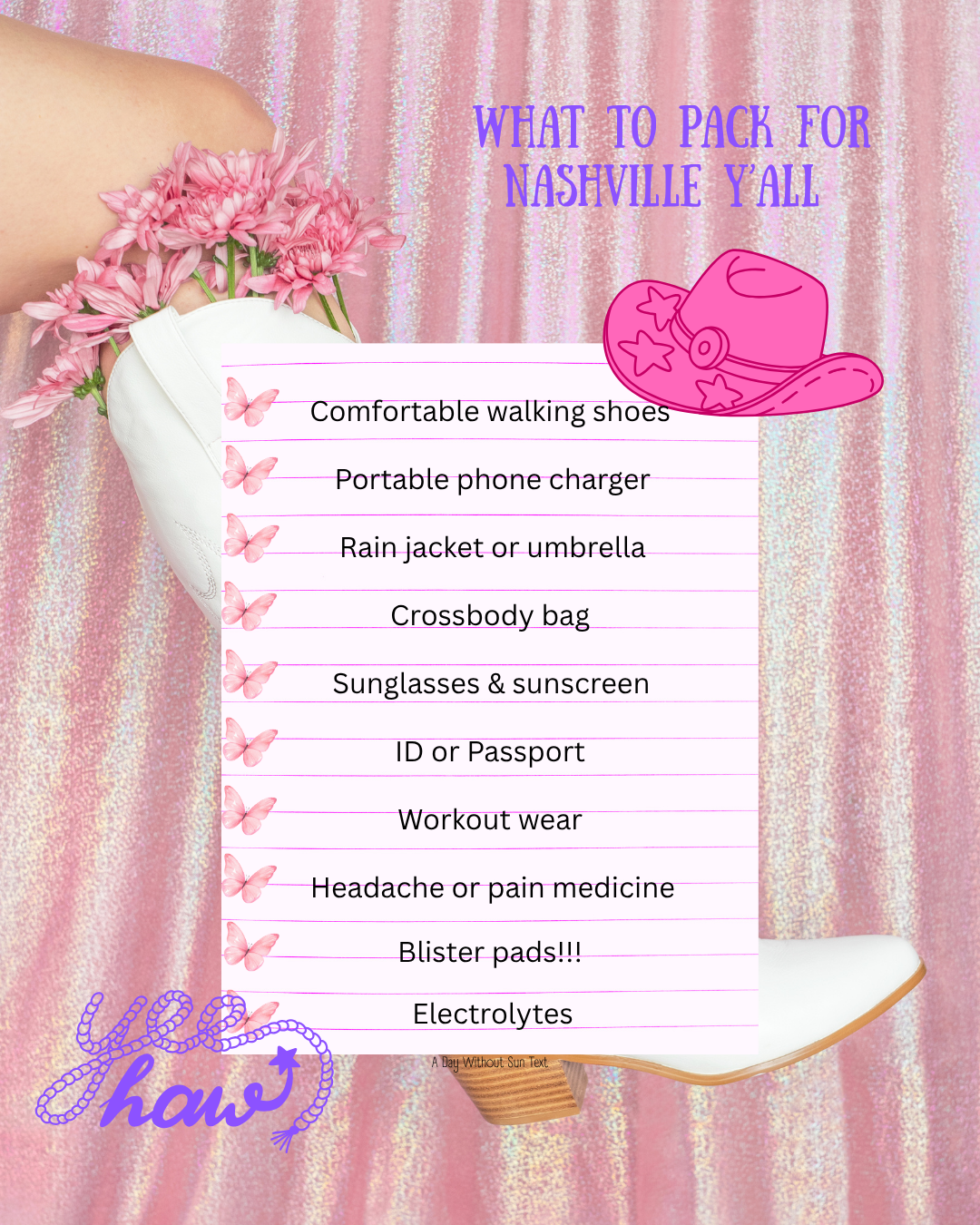 What to pack