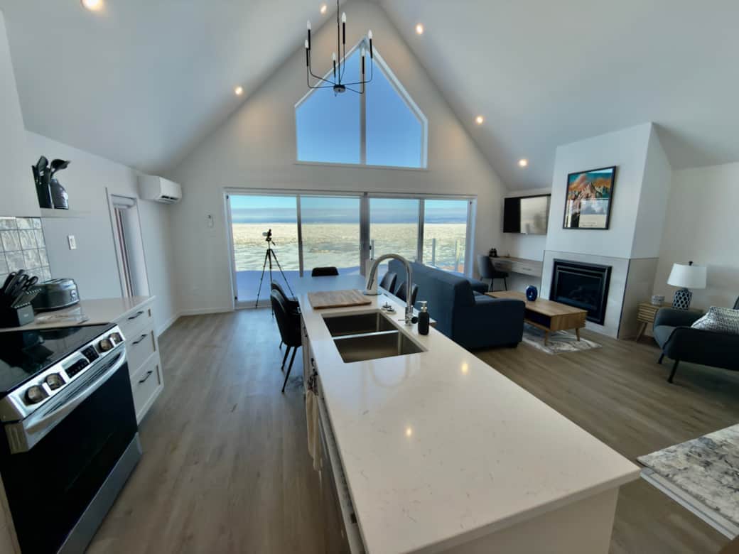 Cuisine et vue devant