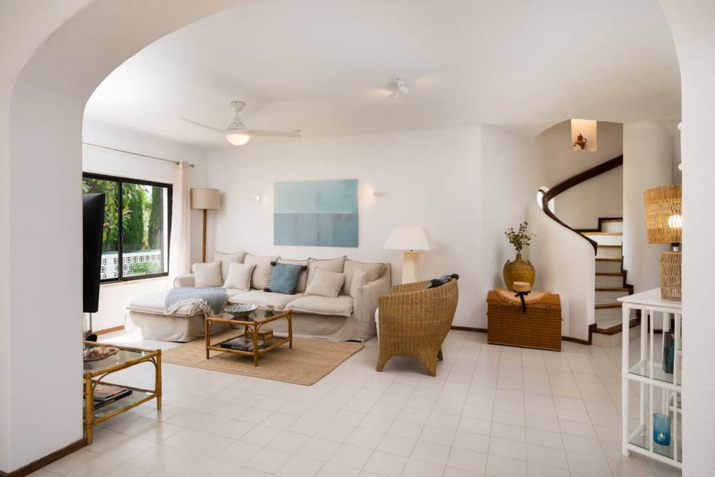 Living room view from the dining room. AC Living room view from the dining room. AC