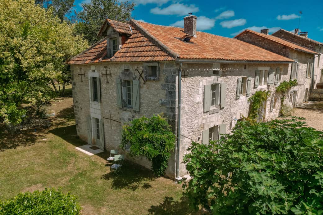 profile of the large restored barn