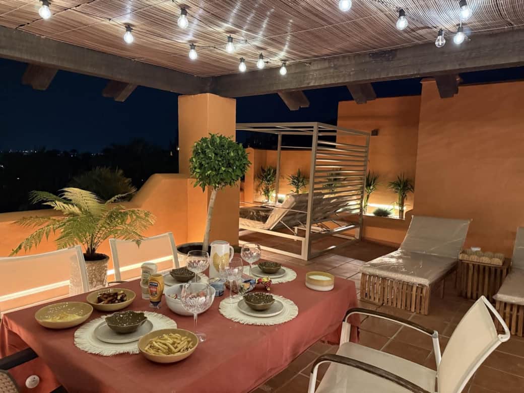 Terraza superior cenador