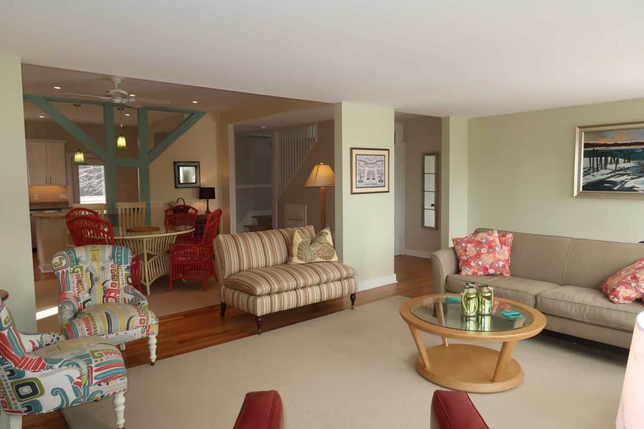 Open-concept living area