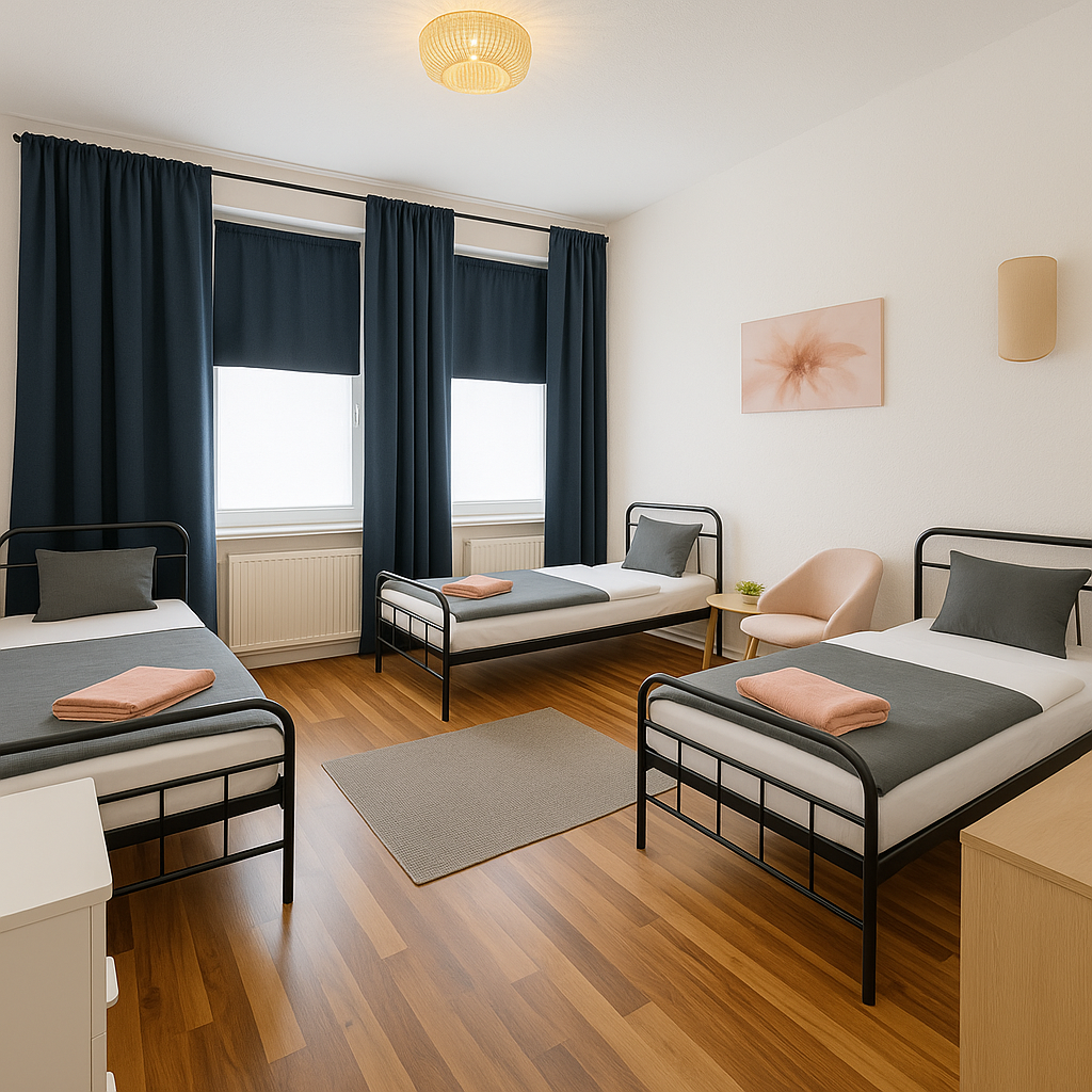 Apartment Delitzsch EG – 4 Pers., Garten