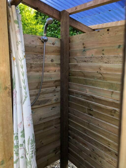 Outdoor shower