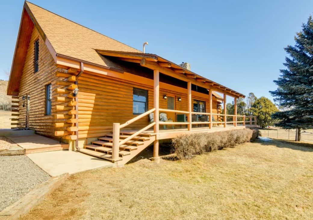 Sundance Log Home Front