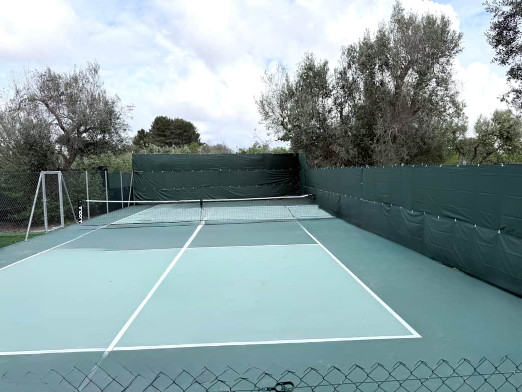 Another picture of the tennis court zone