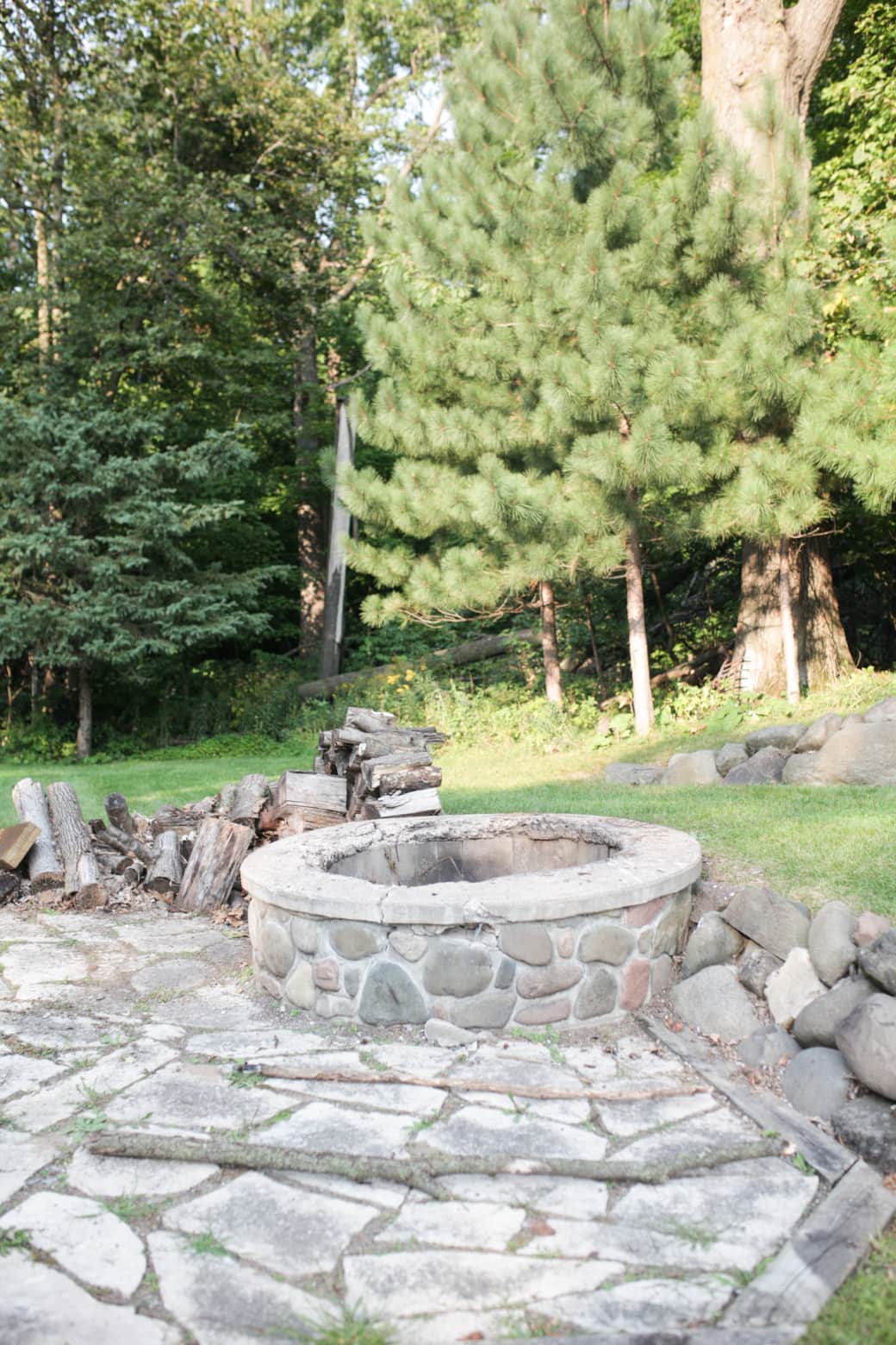 There are 4 firepits on our property - this one is our favorite!