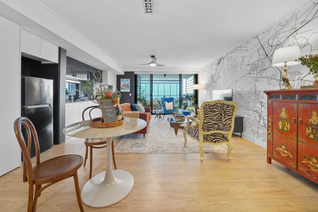 Dining Table and Livingroom