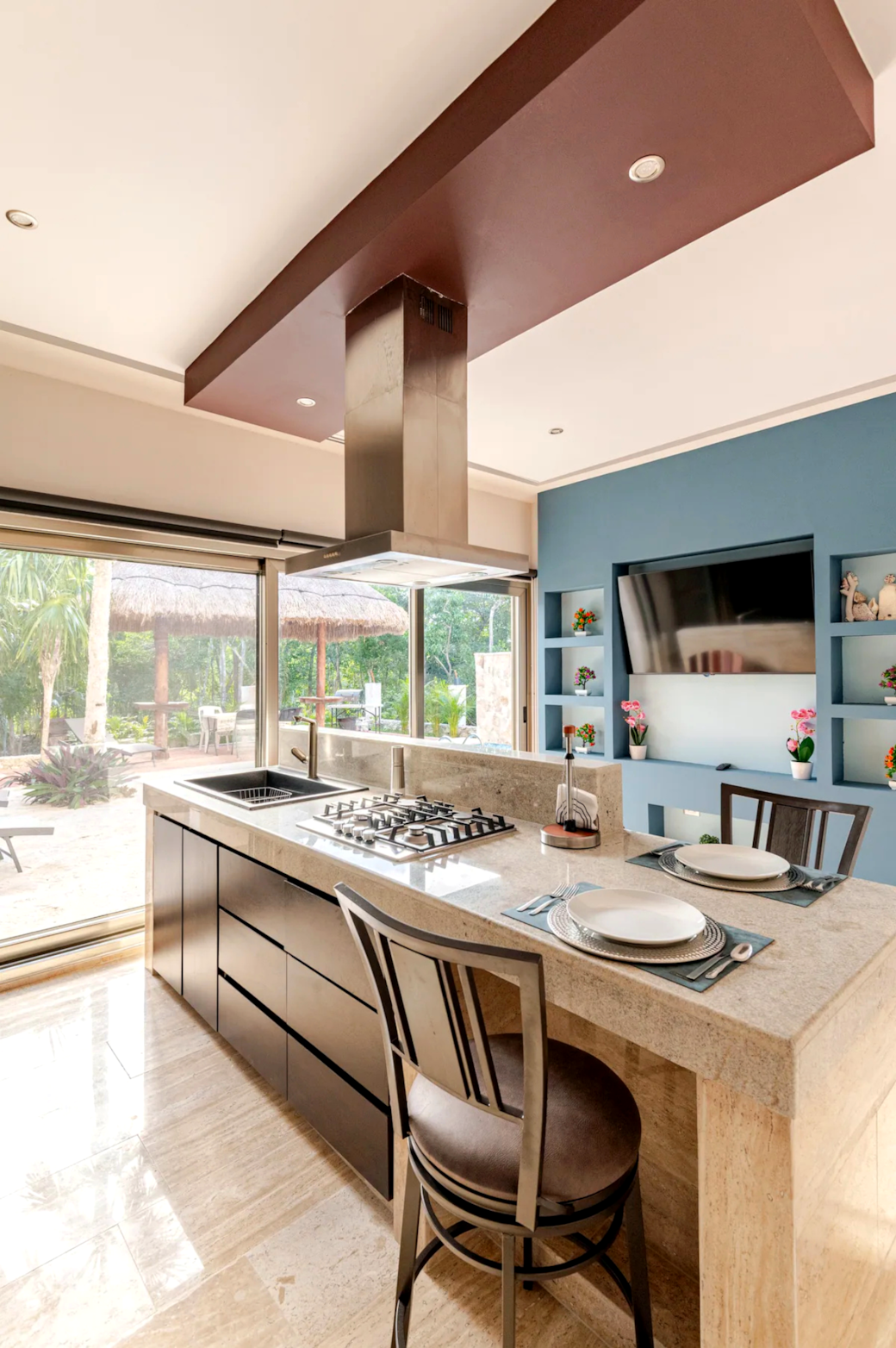 Cocina Sala Dep.2 tulum country home