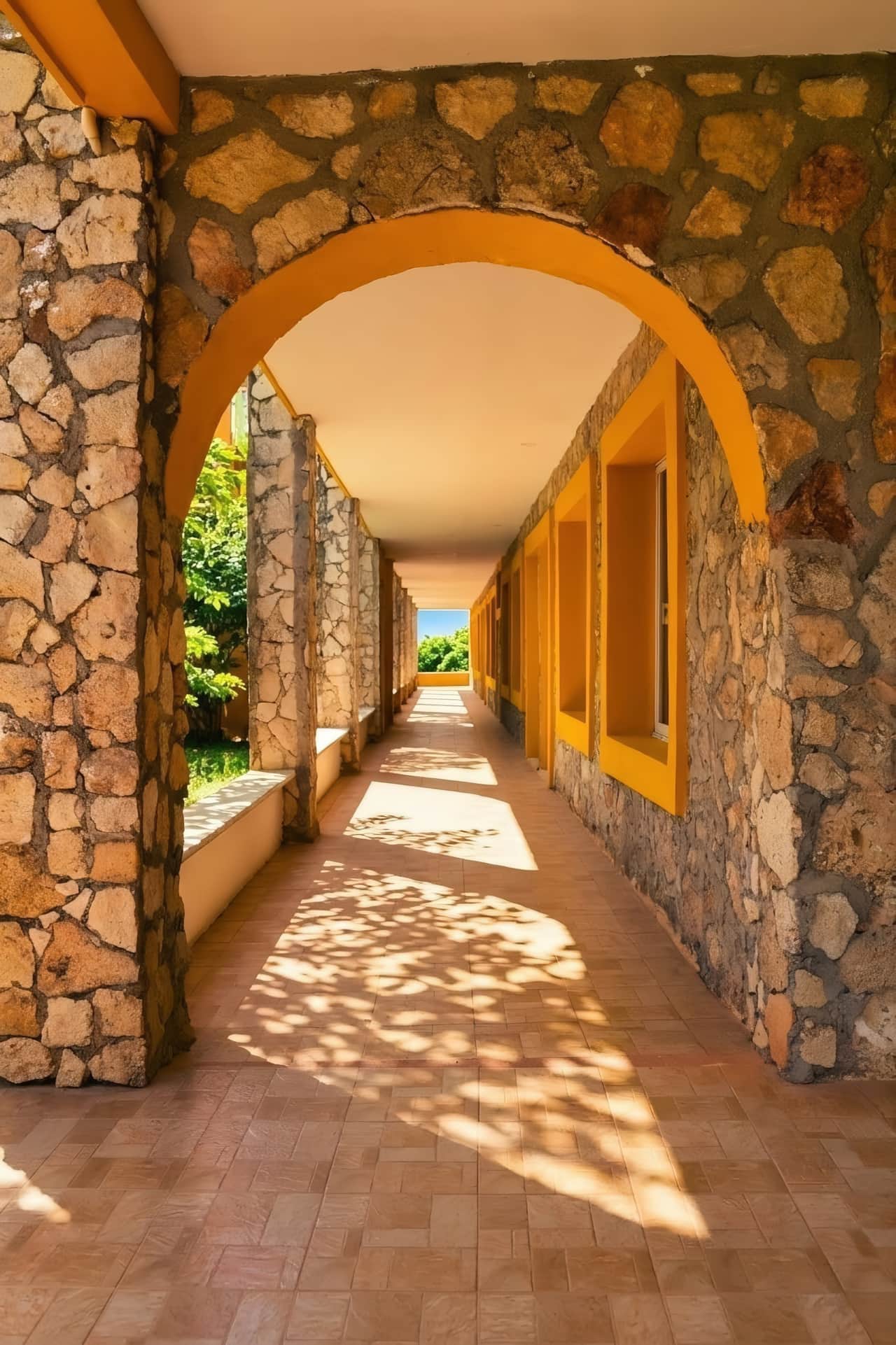 Access to the rooms.
