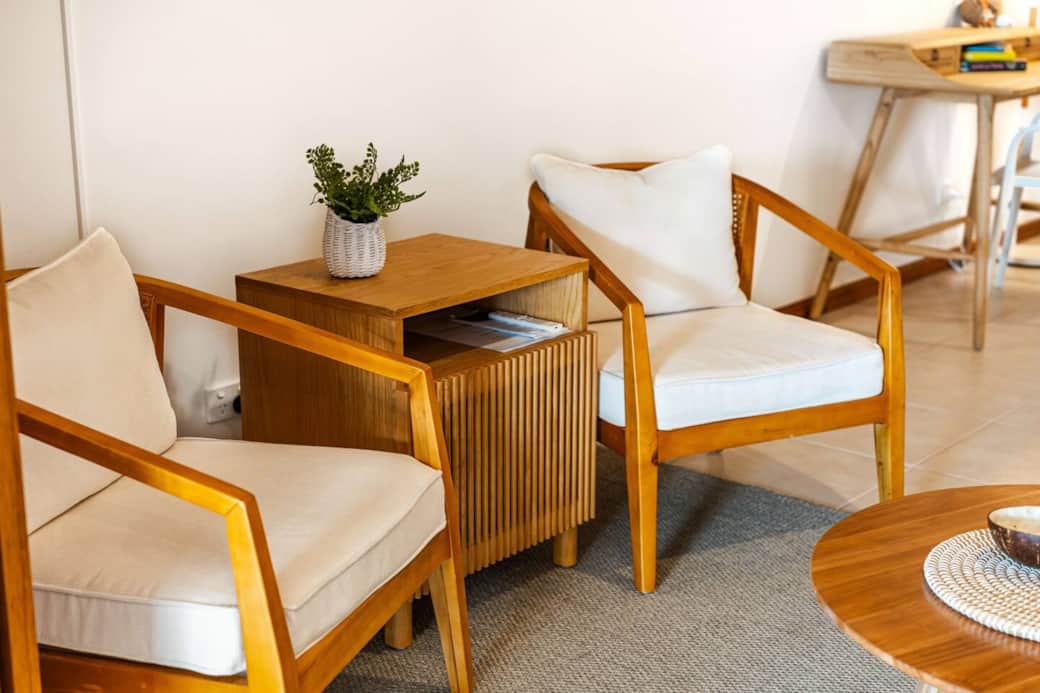 Latitude 17 - Suite 3 - Sitting, bedroom with study desk