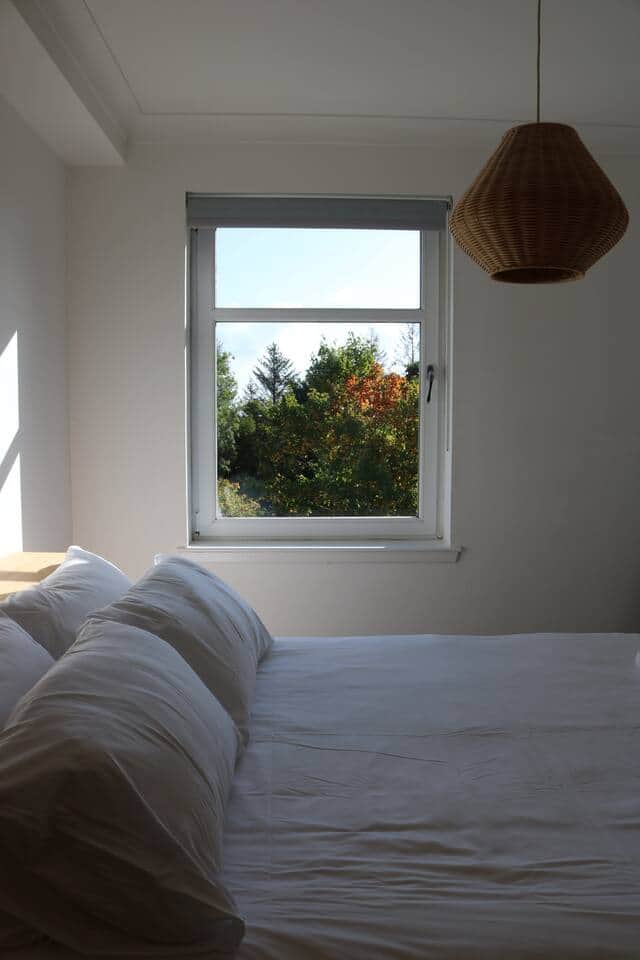 Master bedroom, window view Master bedroom, window view