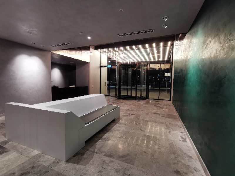 Lobby of the building. 
