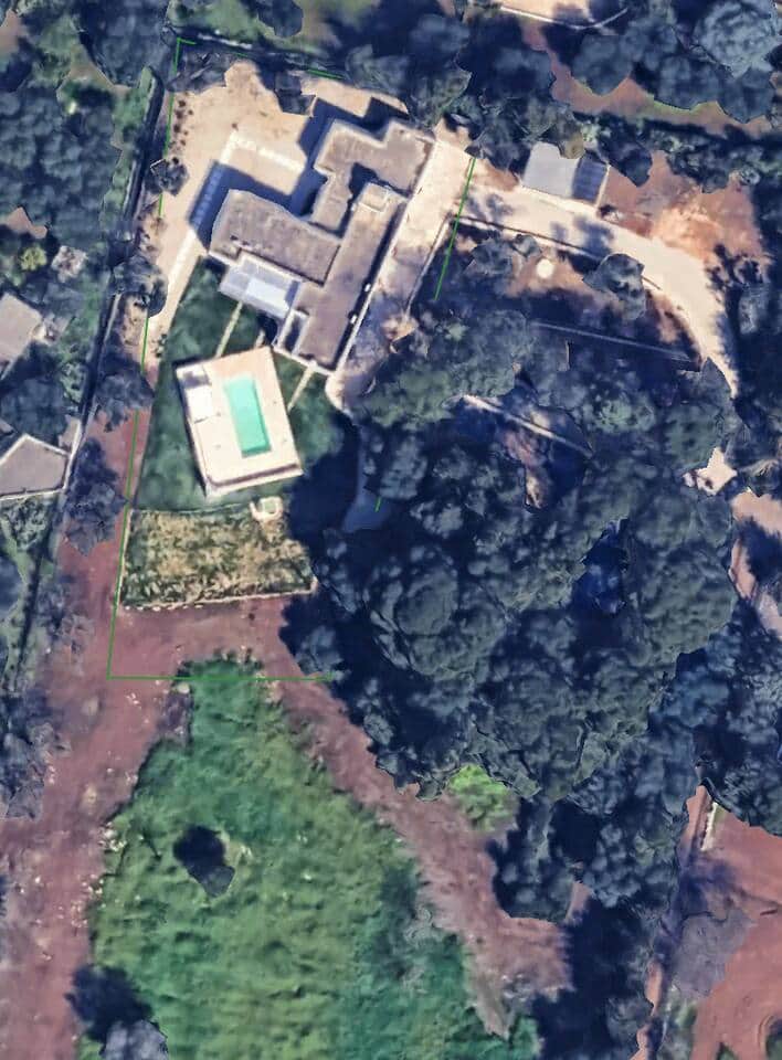 Masseria Annabella from the air 