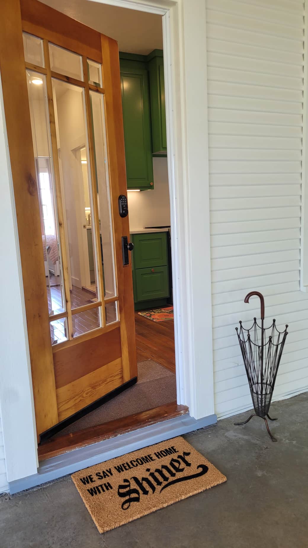 Back Door Entry with Keypad