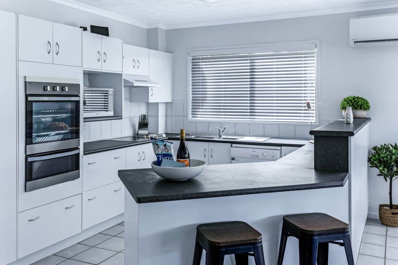 The kitchen is a stand out feature of the apartment with guests delighted to find everything they could need for holiday cooking. 