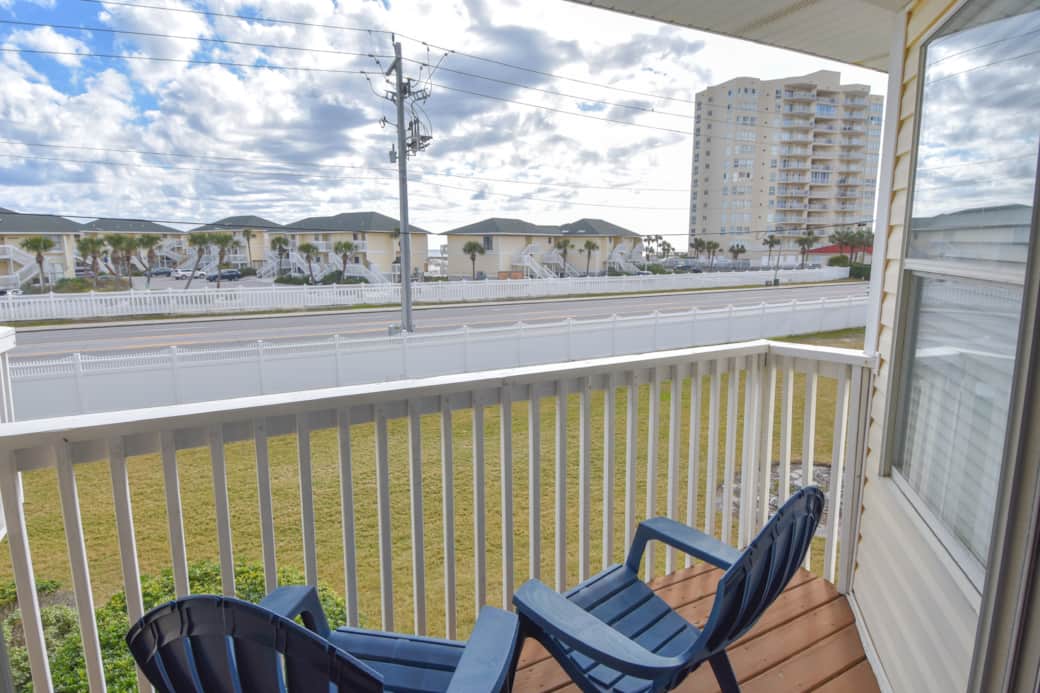 Enjoy coffee on your bedroom balcony with a gulf view!