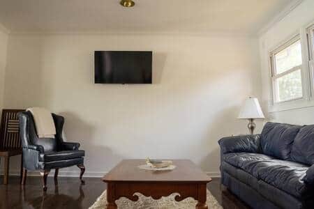 Living room upper level