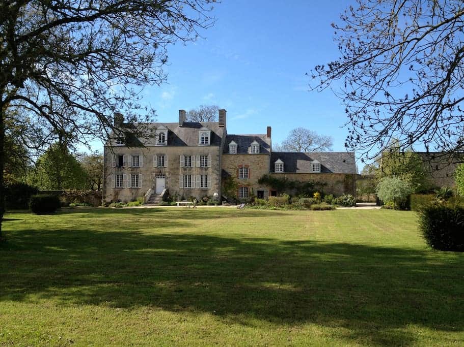 Manoir vue du jardin