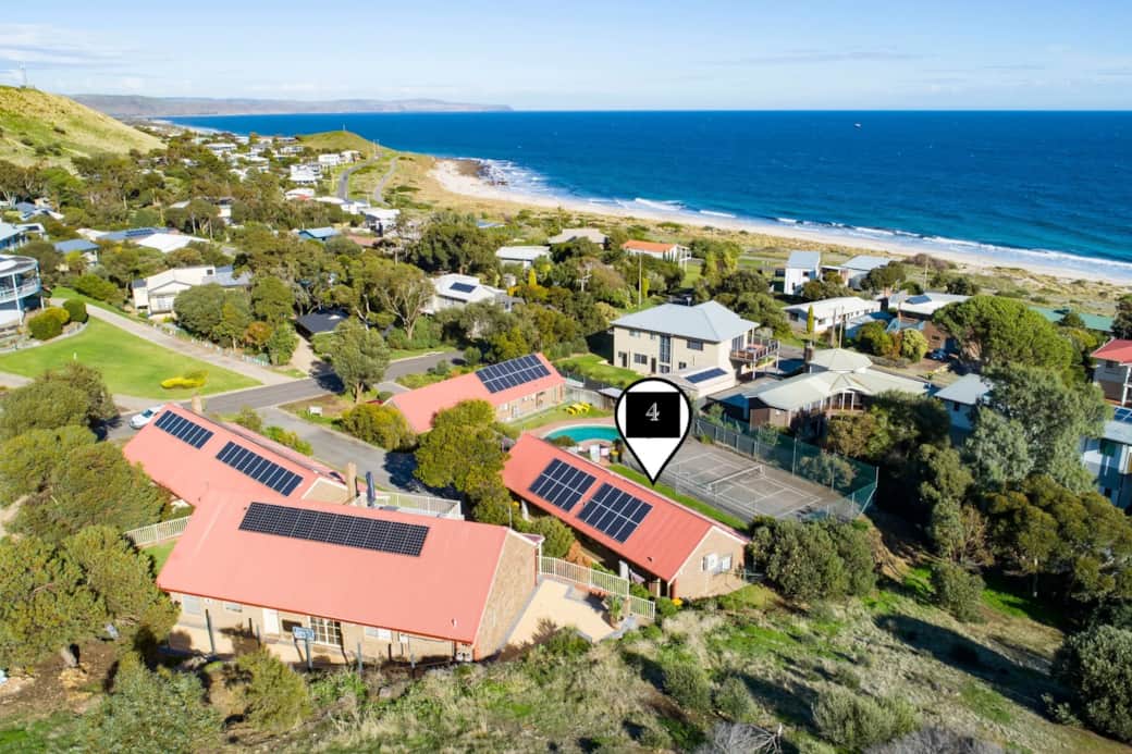 Location, only a stroll away from the beach.