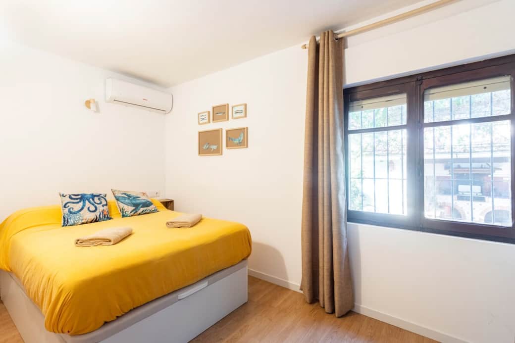 habitación cn aire acondicionado y calefacción