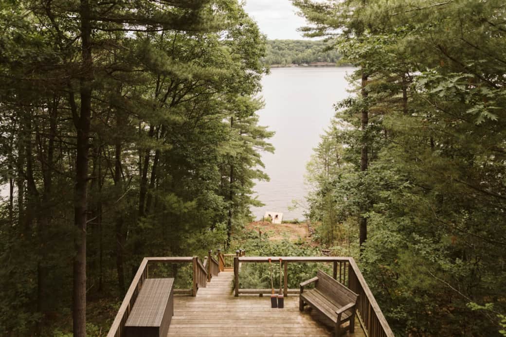 Lookout onto the Gull Lake