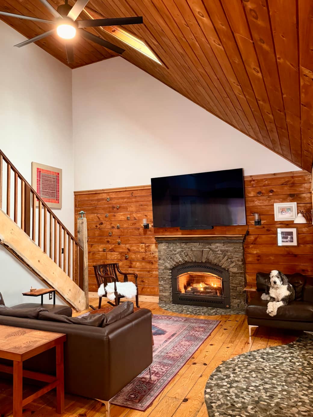 Wolf Lodge Fryeburg Living Room Overview Wolf Lodge Fryeburg Living Room Overview