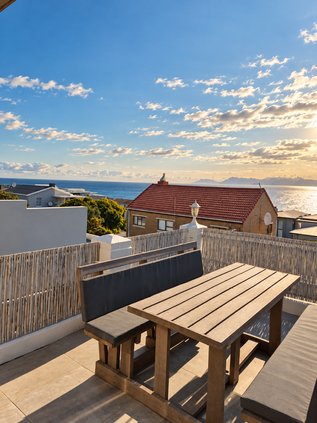 Upstairs patio