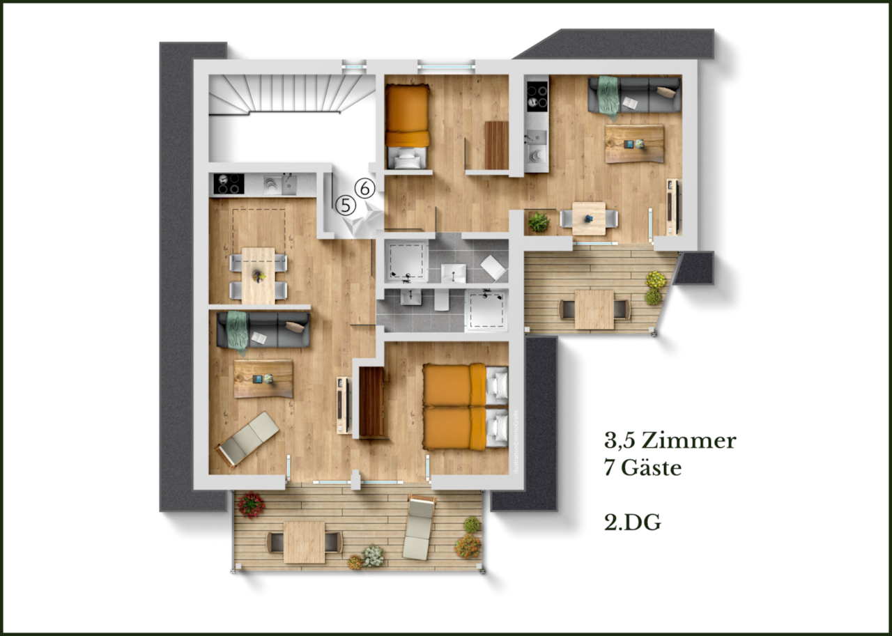 Planimetria - Suite 5 e 6