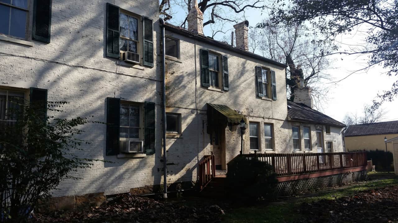Exterior before restoration