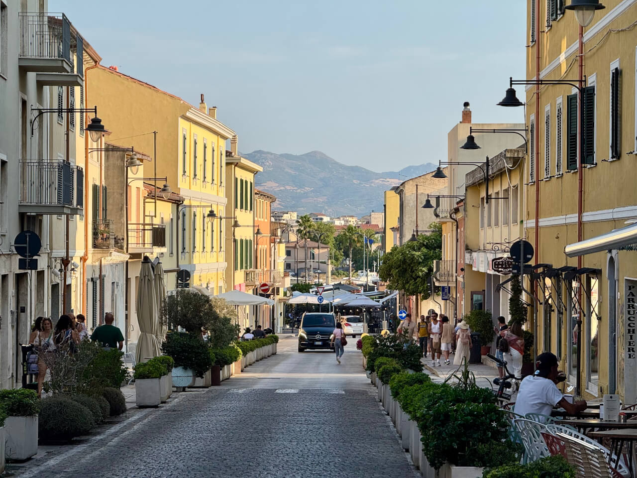 Corso Umberto, Olbia old town, walkable center for a 3-day long weekend base
