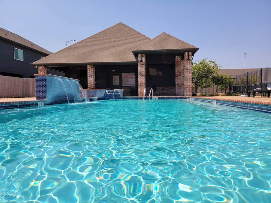Community swimming pool and club house