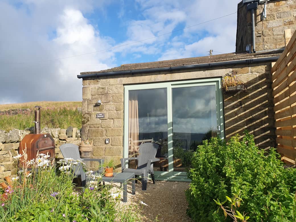 Entrance and garden space