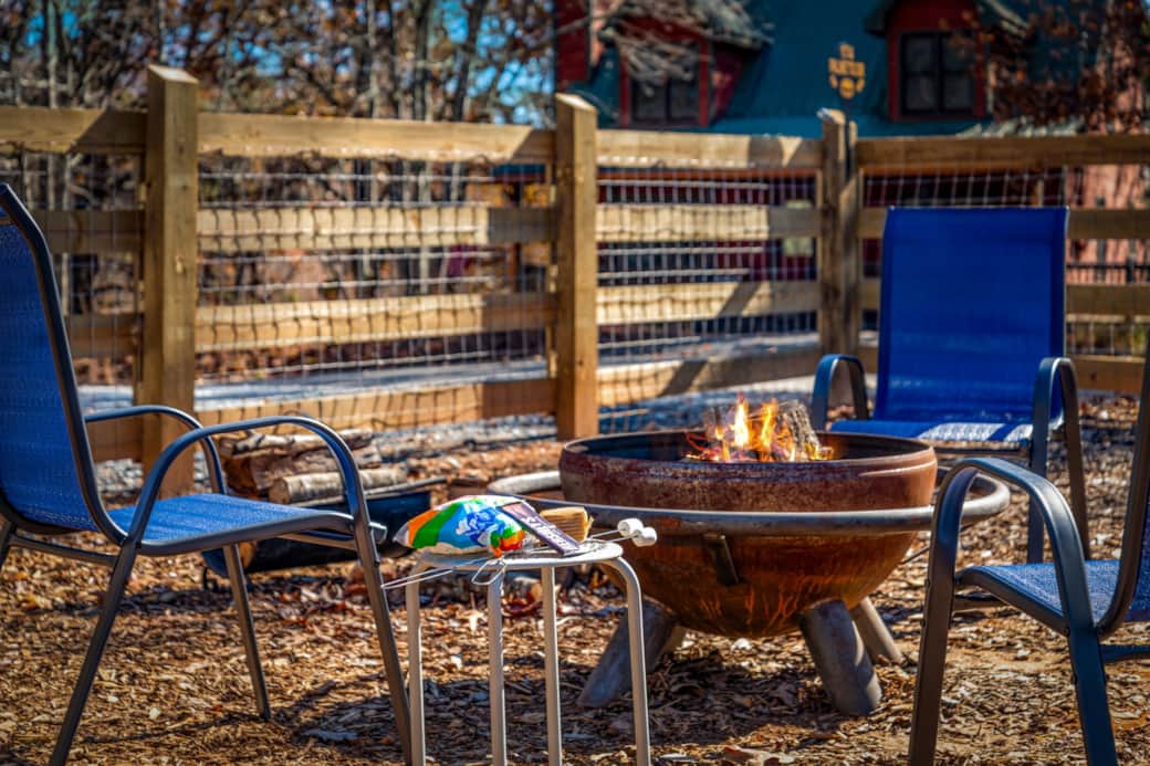 Front Yard: Smores by Fire Pit Front Yard: Smores by Fire Pit