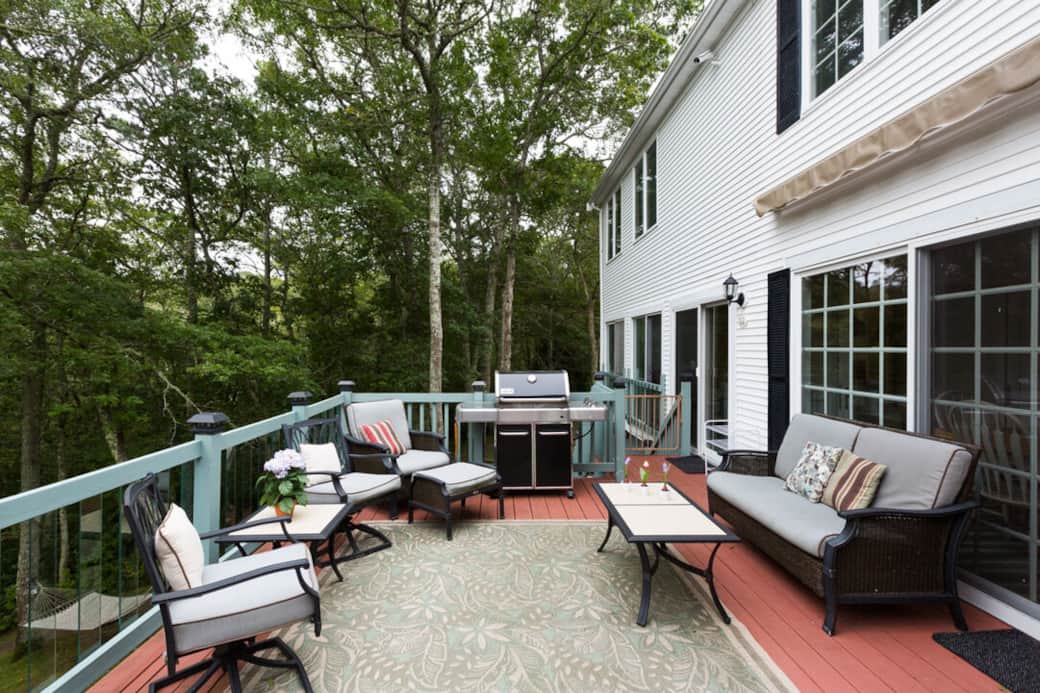 Patio lounge area
