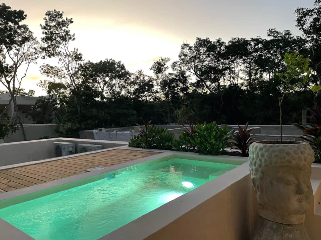 View of sunset