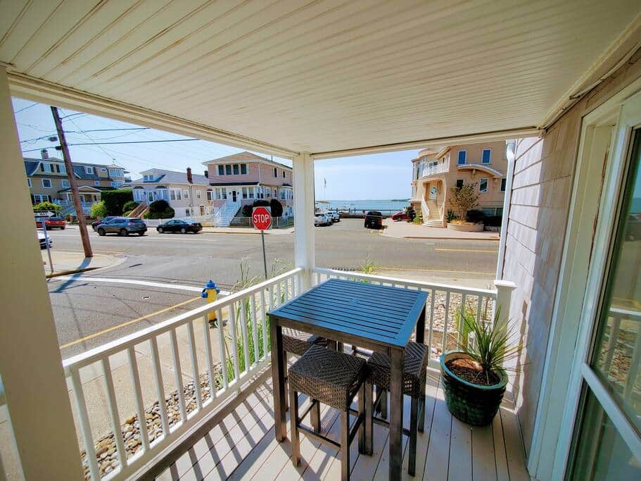 Water view and sunset deck